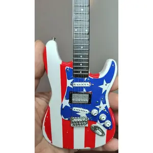 WAYNE KRAMER - Stars N' Stripes Fender Strat 1:4 Scale Replica Guitar~Axe Heaven