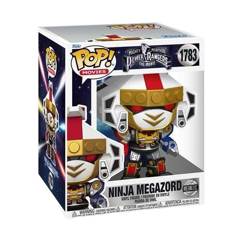 Funko Pop! Mighty Morphin Power Rangers #1783 Ninja Megazord (Mettalic) Vinyl Figure