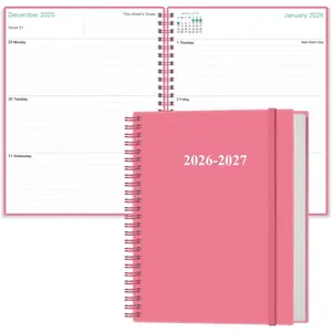 2026-2027 Planner - 18 Months Weekly & Monthly Planner from January 2026 - June 2027, Academic Planners 2026-2027 with Elastic Closure, Inner Pocket, 8.5" x 11",