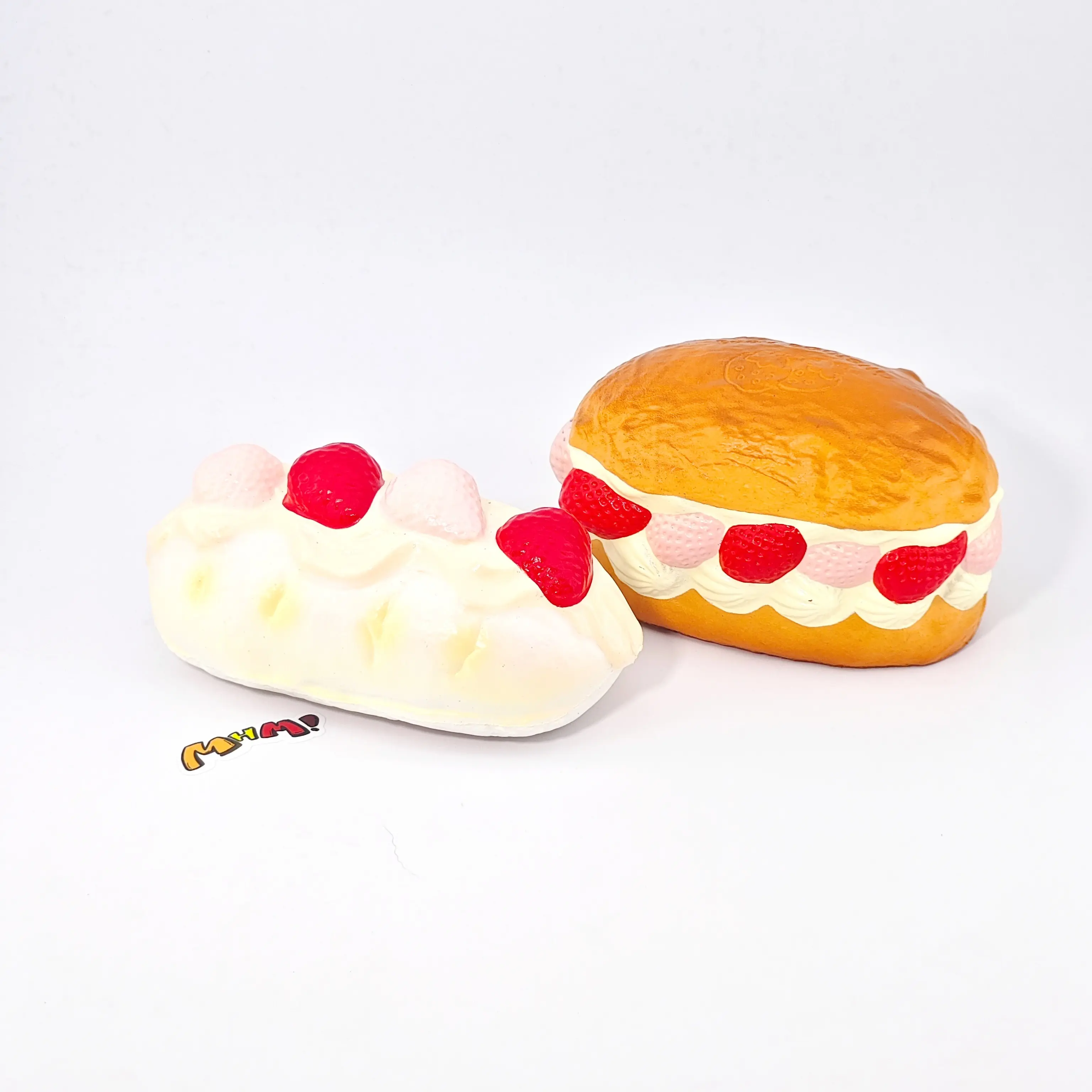 Pink & White Strawberry Bread + Strawberry Cream B