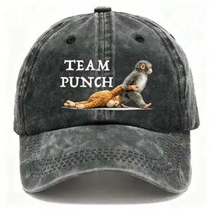 Team Punch Monkey Hat, Cute Baby Monkey Cap, Emotional Gift for Animal Lovers, Cute Cozy Mom Cap