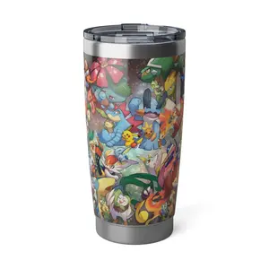 Pokemon All characters Anime cartoon Stainless Steel Vagabond 20oz Tumbler Bottle Cup