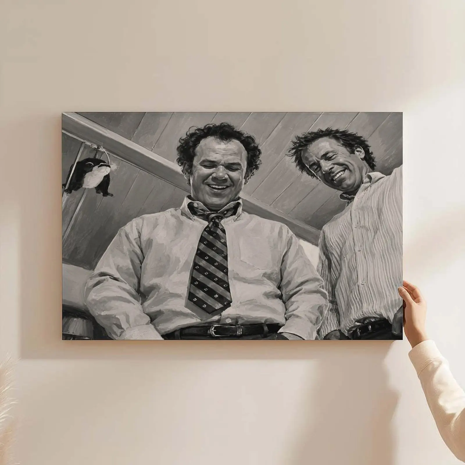 Black And White Print, Bathroom Print, Step Brothers Movie Style Toilet Scene, Bathroom Humor Print, Movie Poster