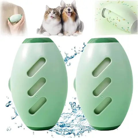 2PCS Washable Reusable Gel Lint Roller for Pet Hair，Portable Mini Dog Cat Pet Hair Remover for Clothes，Laundries ，Dust Fuzz Fur -Sticky Cleaner- Small Travel Animal Fur Removal Tool