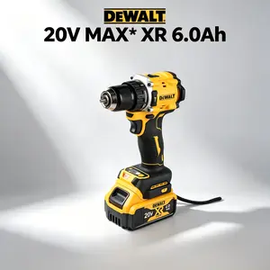 DEWALT DCF805 Compact Cordless Drill Driver 20V，High Power Rechargeable Power Tool for Construction, Furniture Assembly & Garage Repair