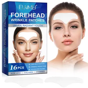 [NEW]ELAIMEI Forehead & Glabella Wrinkle Patches - Smoothes Fine Lines & Wrinkles, 16pcs Firming & Lifting Anti-Aging Patches, TikTok Viral Skincare Routine Staple