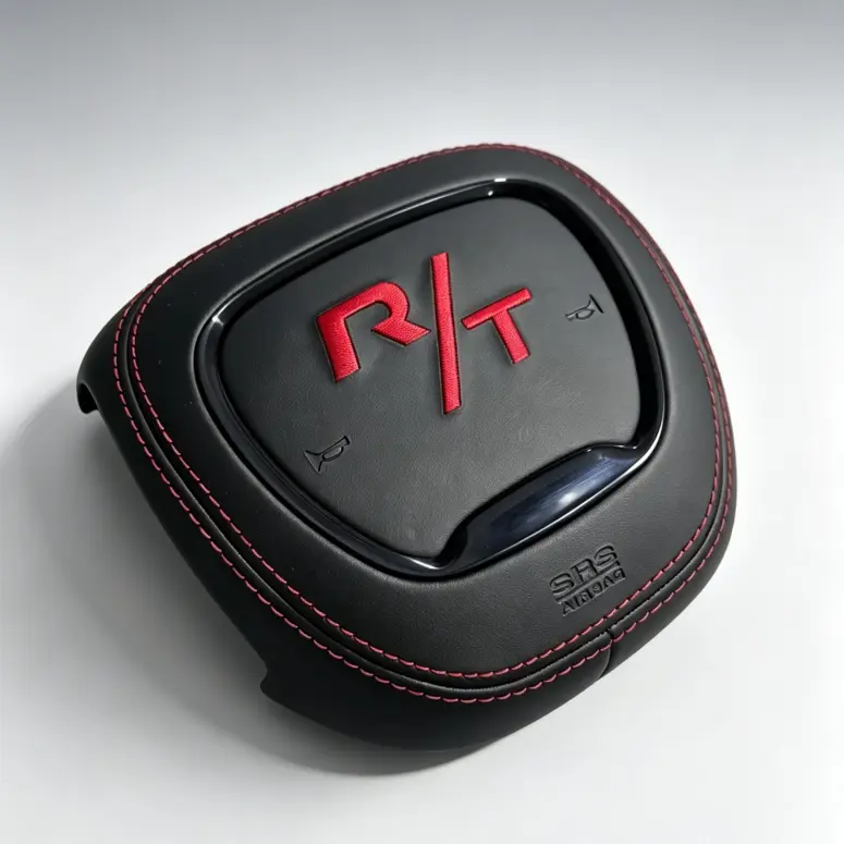 Fit Scat pack R/T Dodge Challenger Charge Durango SRT Custom replacement parts for the steering wheel center cover horn hood cover
