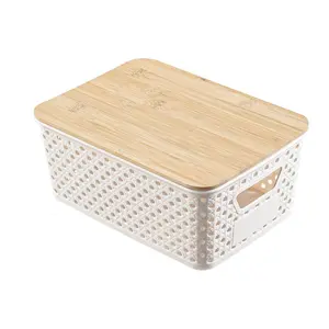 Storage Basket Organizer Box, Durable & Versatile Storage Solution for Toys/kitchen/snacks/office Supplies, Perfect Organizing Tool, Weaving Basket Organizer