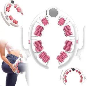 Roller Drainage Massager – Fascia Blaster for Arms, Legs, Stomach & Buttocks, Manual Push-Pull Tool for Thigh, Calf, Waist, Deep Tissue Pain Relief Reusable Professional