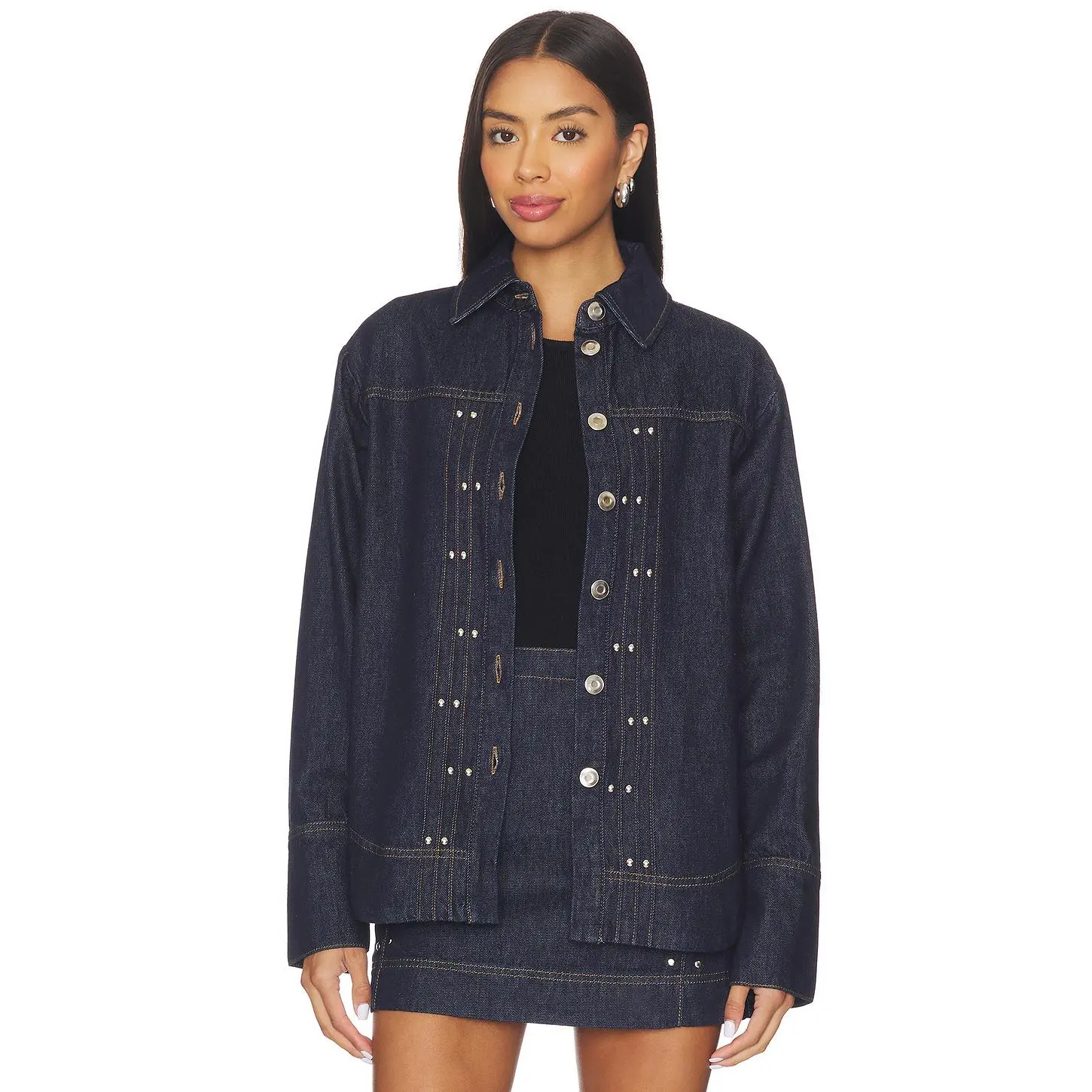 ALIGNE Fog Denim Shirt in Indigo