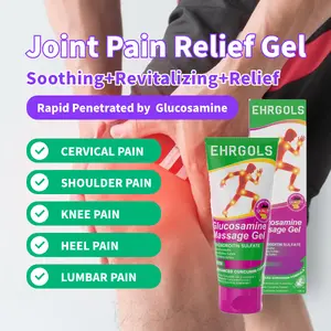Ehrgols Joint Massage Gel with Glucosamine & Turmeric - Knee, Back, Shoulder & Hand Relief | Non-Greasy, Fast-Absorbing