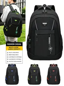 High-Quality Large Capacity Laptop Backpack, Waterproof Multi-Compartment, Casual Sports Business Travel Bag, Breathable Lightweight Design