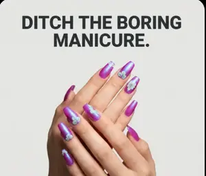 Premium Salon Quality, Handcrafted Press On Nail Set