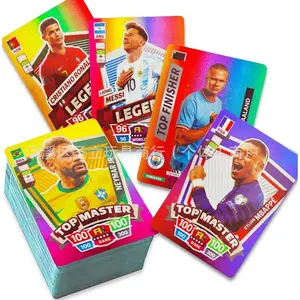 55 World Football Star Player Cards – Premium Collectible Trading Cards, Latest Gold, Silver & Rainbow Foil Edition