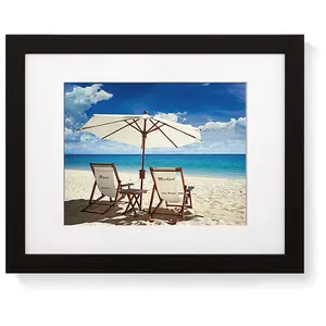 Forever Love Personalized Photo Prints Gift Couple's Names and the Special Date Gift for Anniversary,Valentine's day,Wedding 14x11 inches & D-Mats UNFRAMED