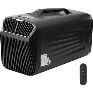 VEVOR Portable Air Conditioner, 4000BTU 3-Speed Air Conditioning Unit with 24H Timer,Portable AC Adjustable with Remote YK-01, for Outdoor Tent Camping, RV or Home Use, Dark Grey