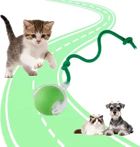 Interactive Cat Toys Ball for Indoor Cats, Interactive Rolling Small Dog Cat Toys Automatic Self Moving, 360°,Electric Balls，Fast Rolling，Smart Automatic Rolling Pet Ball