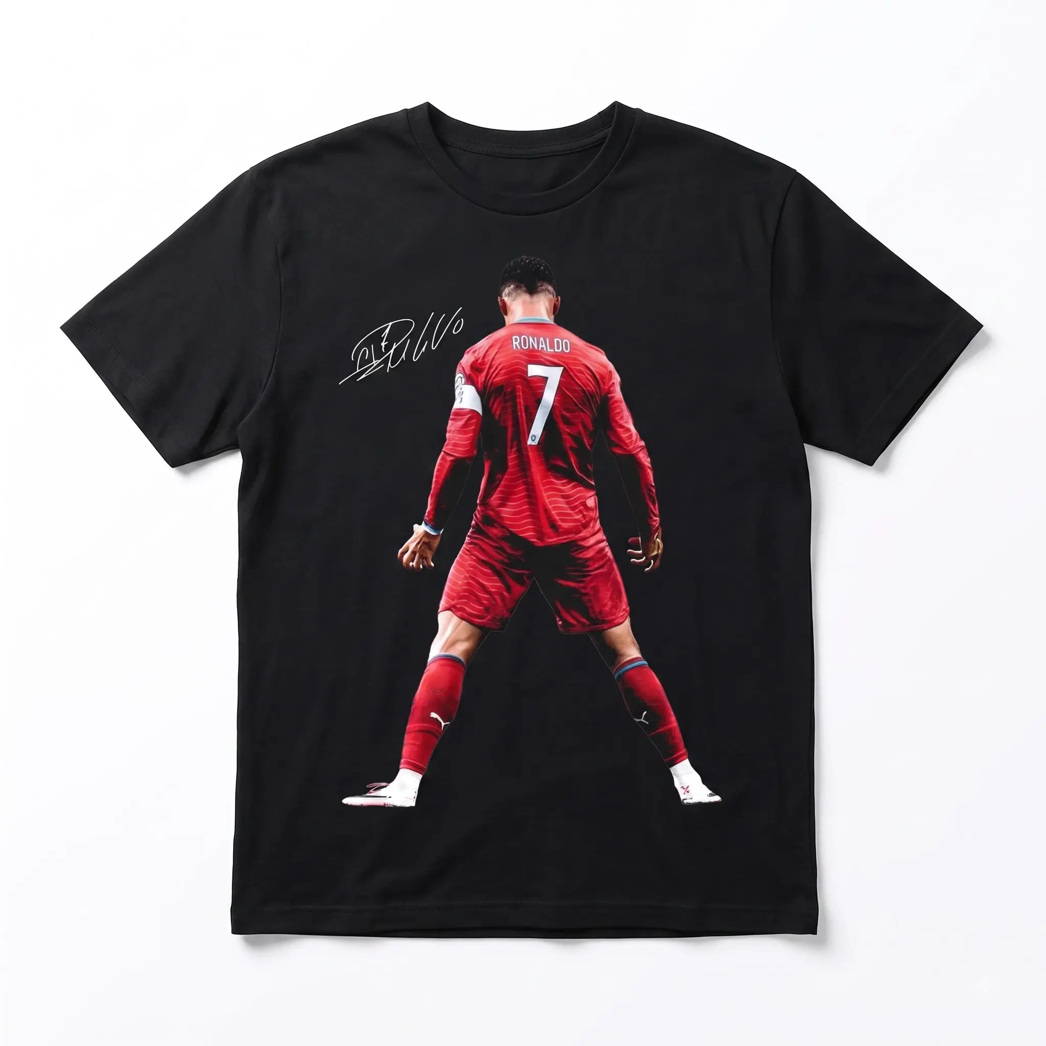 Cristiano Ronaldo CR7 Shirt for Adults & Kids, Portugal Soccer Graphic T-Shirt, Football Legend Fan Gift (2)