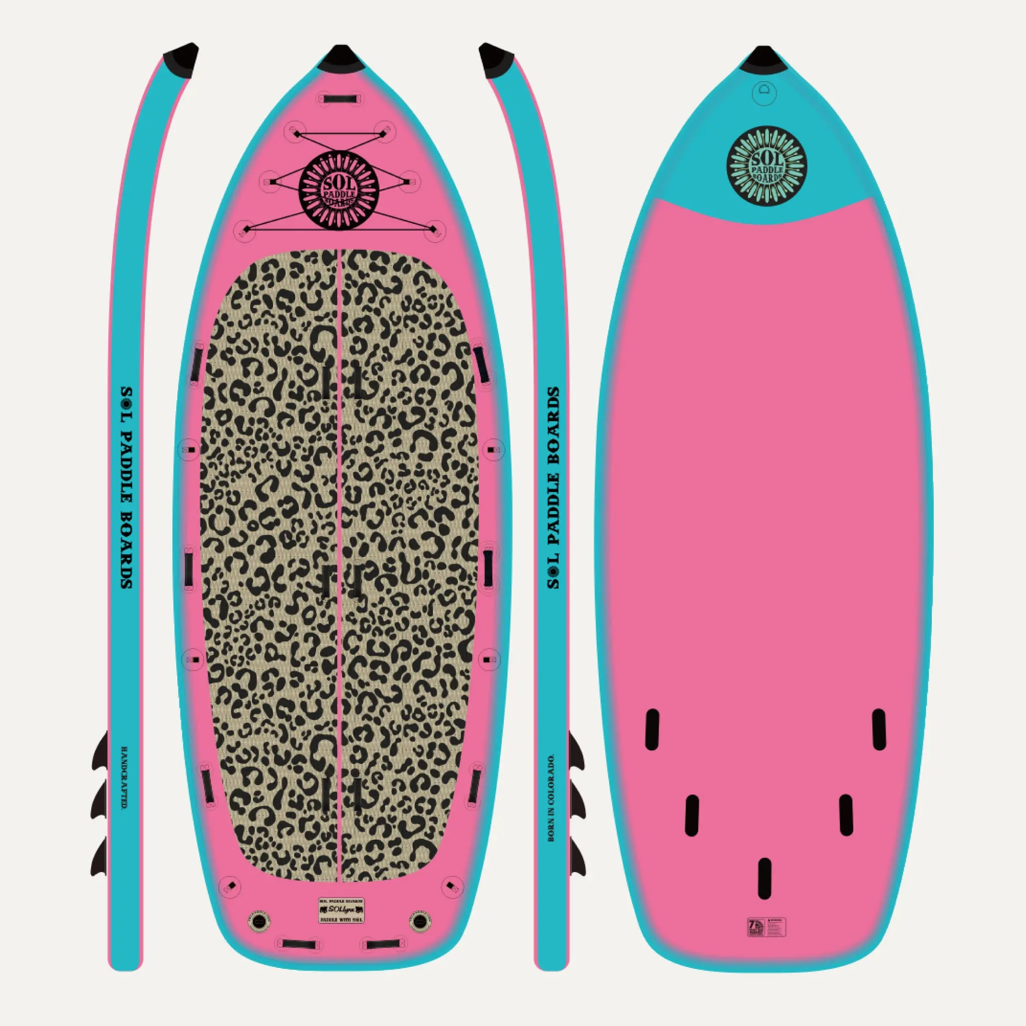 Limited-Edition Lynx SOLfiesta Inflatable Paddle Board
