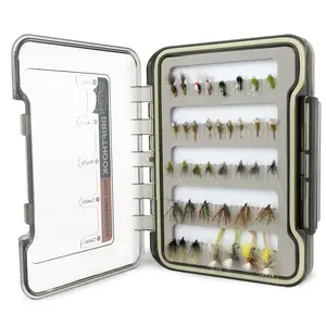 Drifthook Dry Fly Beginners Bundle - Pro Emergers & Dropper Rigs Kits with 80 Hand-Tied Flies & Easy Guides for Trout Fishing