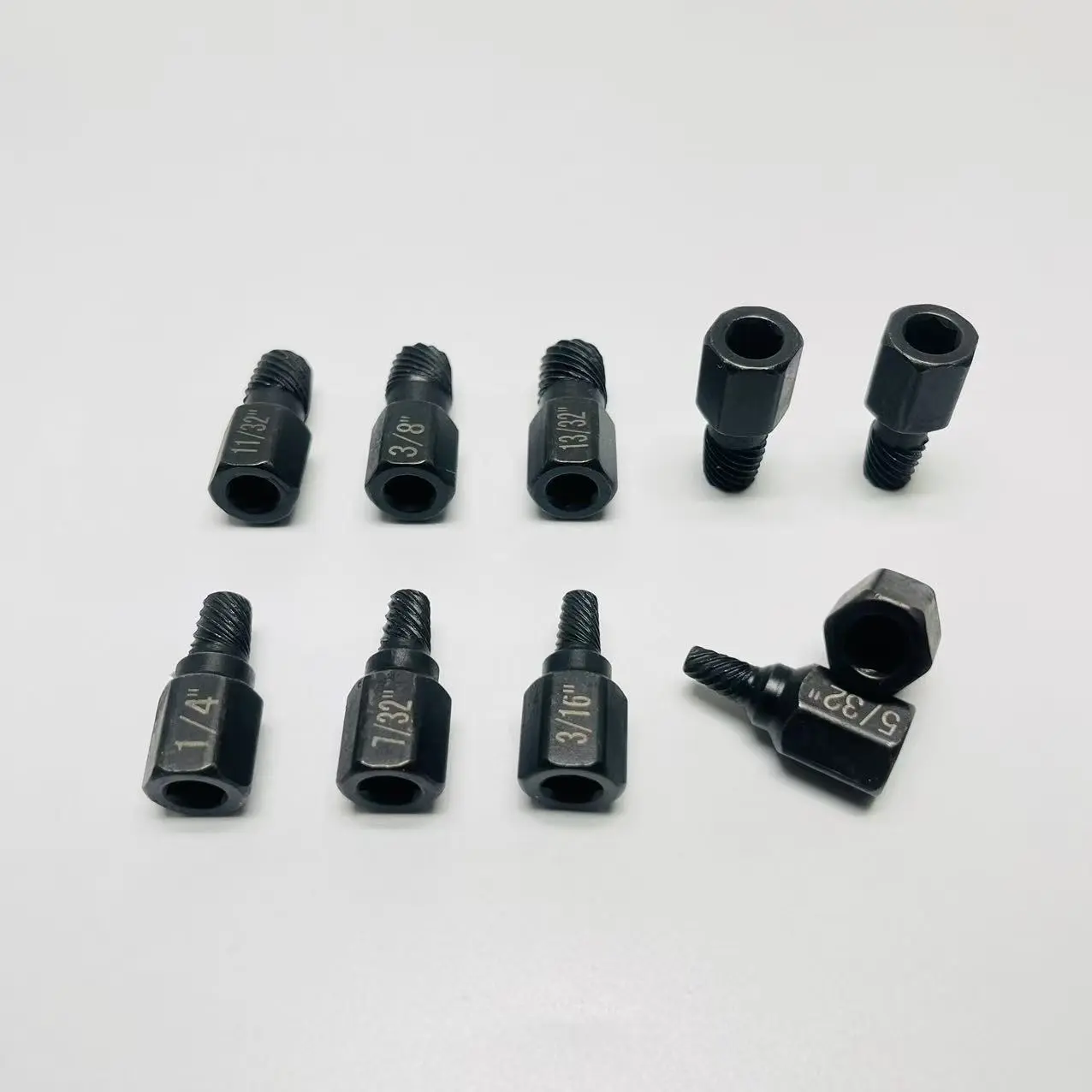 10PC Hollow Black OPP Bags