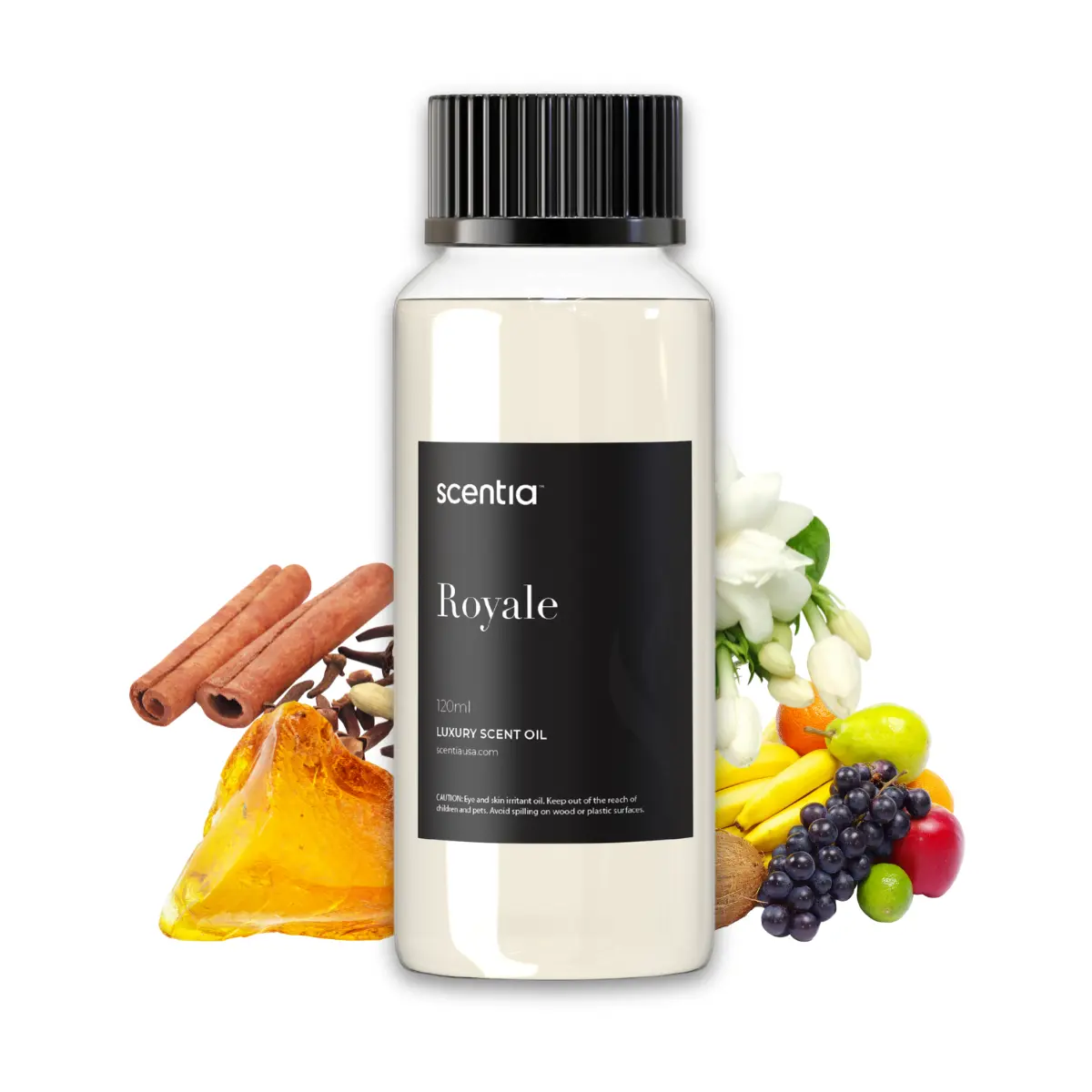 Scentia Paraben-Free Luxury Aromatic Citrusy Woody Scented Room Diffuser Oil Single Bottle - 0-500 ml, Fruity Fresh Citrus Masculine Fragrance, Indoor Household Home Care Supplies