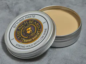 The Rich Beard ~ Styling Paste ~ Natural Finish, Strong Hold, Water Soluble Formula - Gel, Haircare