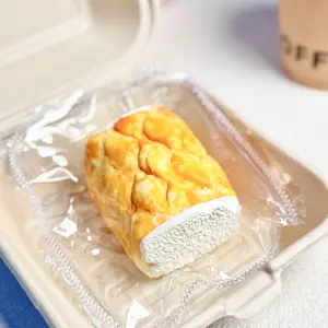 【Buy 3 get 1 free】Pineapple Bun - Long tabba squishies kidstoysFood-Grade Silicone Slow-Rising Rebound Squishy Fidget Toys for Stress Relief - Soft Squeeze Toys with Thick Creamy Slime Texture, Handmade Non-Toxic Sensory Toys