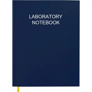 Lab Notebook/Laboratory Notebook - (.25" Grid Format), Laboratory Notebook Quad Ruled Science Lab Book with Grid Pages: Table of Contents for Chemistry, Physics, Biology, 8" x 10", Blue