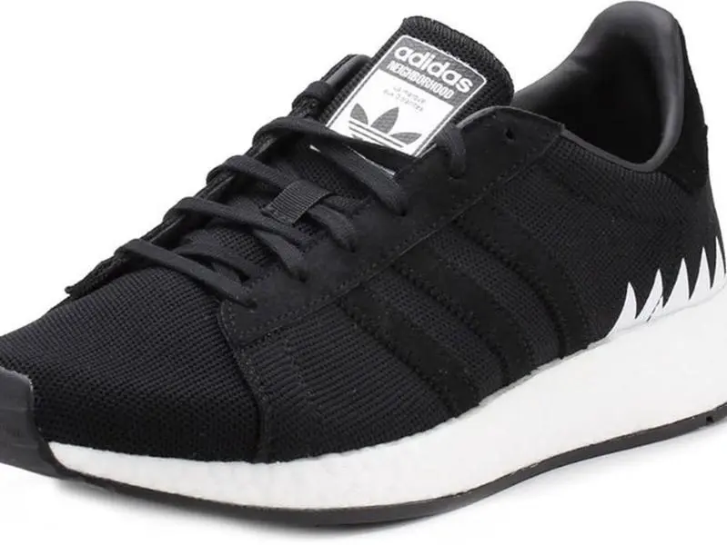 Mens Neighborhood Chop Shop by adidas Black/White DA8839 Size 11