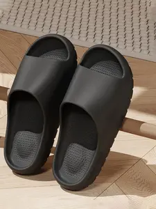 Men's Comfortable Summer Slippers Slides for Home, Soft Non Slip Bath Slippers, Couples Casual Footwear for Relaxation