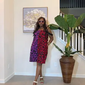 Handmade Ankara Romper: Orange and Green African Print Summer Playsuit