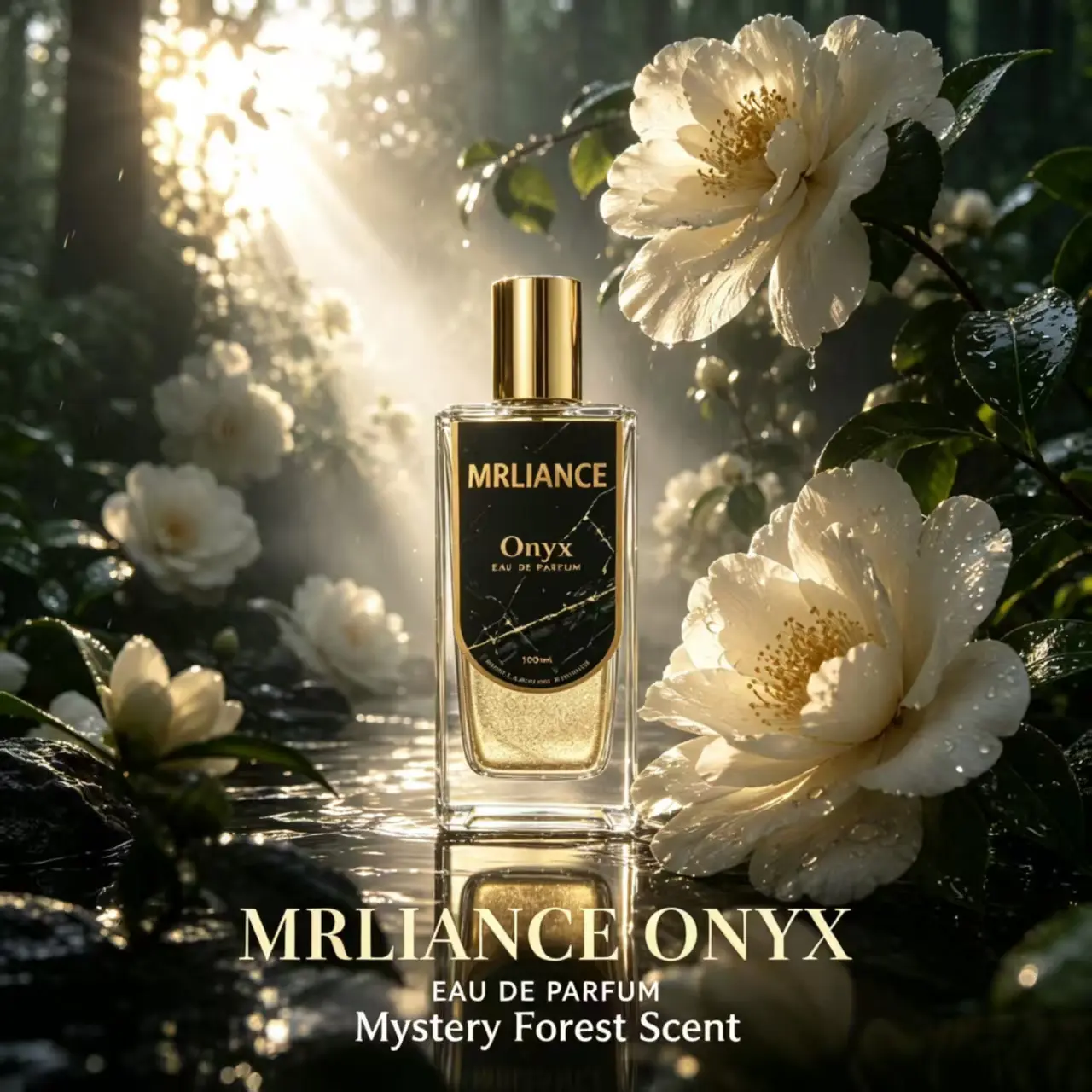 MRLIANCE Onyx Eau de Parfum 100ml – Luxurious Unisex Fragrance, Elegant & Long-Lasting 18H, Premium Quality Original Perfume for Men & Women, Perfect for Daily Wear & Gifting