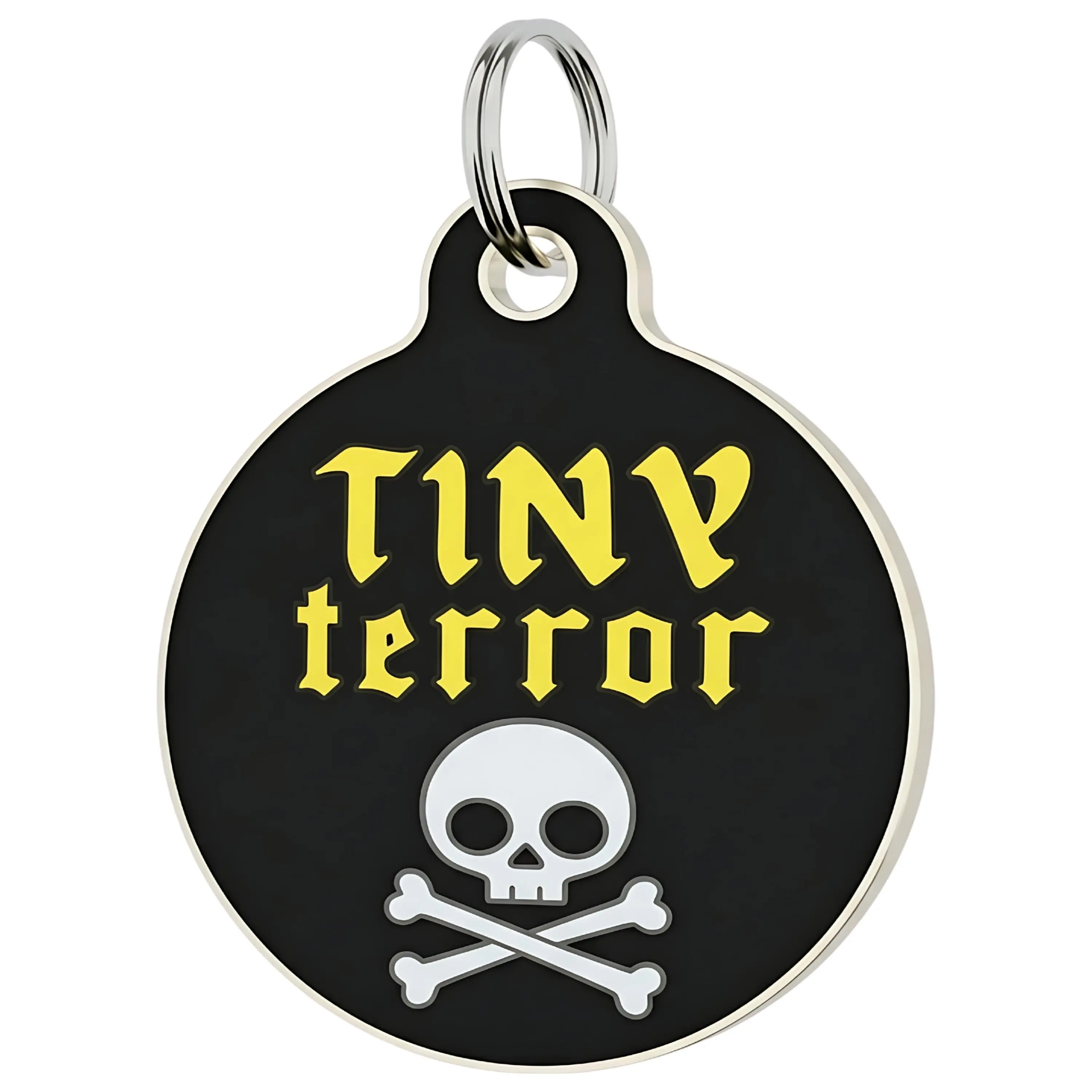 Tiny Terror - Pet ID Tag - Personalized Engraved Dog Tag