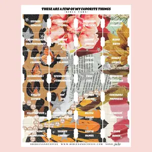 Few of my Favorite Things Bible Tabs