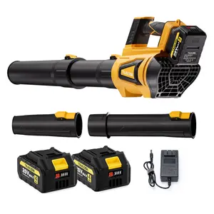 TANLOOK New LCD Screen Electric Handheld Cordless high power Turbo Leaf blower:2x 4Ah batteries, max rotation speed 26,000 RPM,max air volume 580 CFM,wind speed up to 160 MPH.Ideal for autumn/winter snow removal,Lightweight gardening work