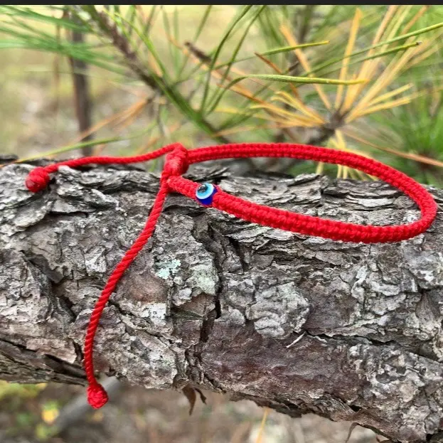 Tiny evil eye bracelet