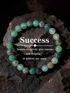 Success Crystal Bracelet, Crackle Agate for Creativity & Goal Achievement, Enhance Your Mindset, Ideal Gift for Achievers, High Quality Bracelet