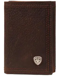 Ariat Men's Logo Concho Tri-Fold Wallet - A35122282