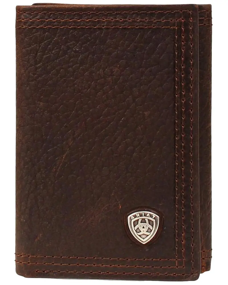 Ariat Men's Logo Concho Tri-Fold Wallet - A35122282
