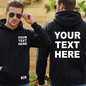 Custom Hoodie, Personalized Text Sweatshirt, Workwear Print Hoodie