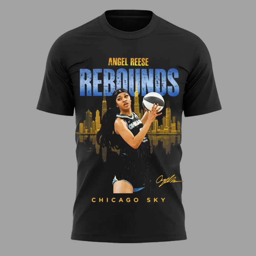 Angel Reese All Over Print Shirt 3D Graphic Bayou Barbie Merch Regular Fit Tee HY4205