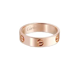 Pre-owned Cartier LOVE Ring Classic Model Rose Gold/yellow gold/white gold 750/1000 Width 5.5 mm