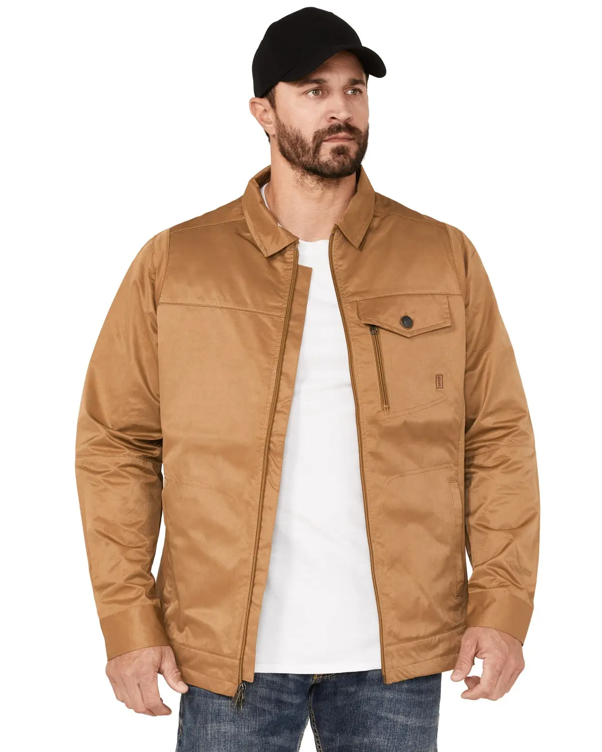 Brothers And Sons Men's Men'S Badlands Trucker Jacket - Bassp22o02-Khaki Brothers And Sons Men's Men'S Badlands Trucker Jacket - Bassp22o02-Khaki