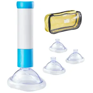 VEVOR Choking Rescue Device, Portable Airway Clear Anti Choking Suction Device with 3 Multi - size Masks and 1 Storage Bag, First Aid Kit for Removing Blocked Objects, for Home, School, TravelVEVOR Super Brand Day