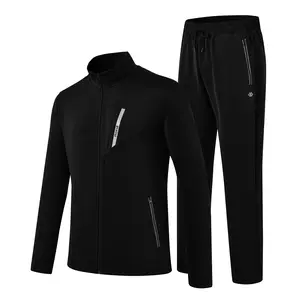 MoFiz Mens Tracksuit Jogging Warm Up Full Zip RunningSweatsuit Comfortable Outfits Casual Athletic Pants Full zip Jacket 2 Piece