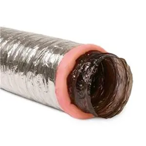 Imperial  4 in. x 25 ft. Silver MEA Air Duct