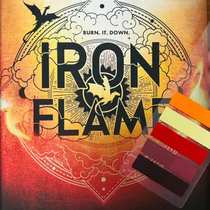 Iron Flame / Fourth Wing Book Tabs - Color Coded for Easy Identification