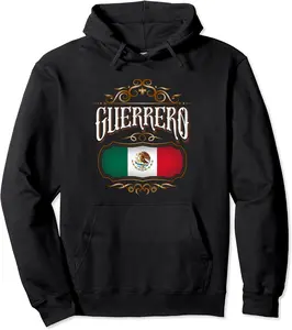 Guerrero México versión vintage Pullover Hoodie - Albertjasso Shop 90B0C71JK32M