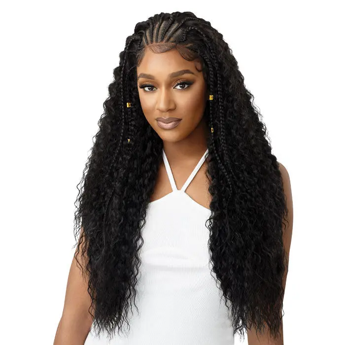 Outre Synthetic 13x4 HD Lace Frontal Wig - STITCH BRAID RIPPLE WAVE 30"